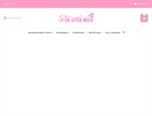 Tablet Screenshot of everafterbride.com